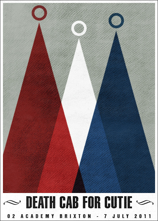 death cab for cutie gig posters